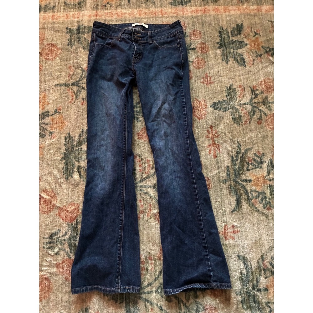 Levis 526 Slender Bootcut Jeans Womens 6M Dark Blue Flap Pocket Classic Western